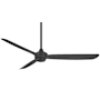 MinkaAire Rudolph 60" 3 Blade Indoor / Outdoor Ceiling Fan with Remote Included Coal